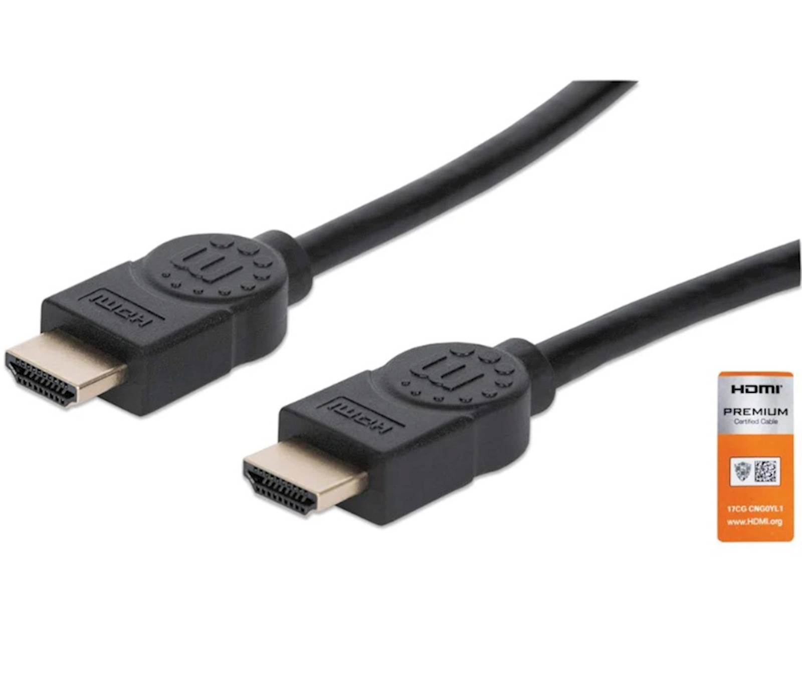 Kabl HDMI MANHATTAN Male to Male 4K 3D 1m