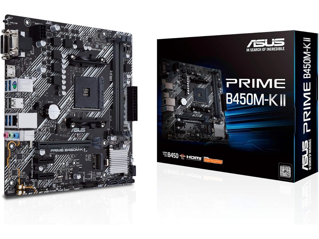 ASUS MB PRIME B450M-K II AMD B450;AM4;2xDDR4 VGA