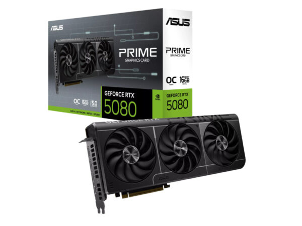 ASUS VGA PRIME-RTX5080-O16G 16GB GDDR7 ASUS VGA PRIME-RTX5080-O16G 16GB GDDR7