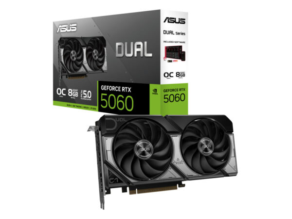 ASUS VGA DUAL-RTX5060-O8G 8GB GDDR7 OC ASUS VGA DUAL-RTX5060-O8G 8GB GDDR7 OC