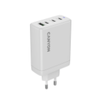CANYON charger OnCharge 120 GAN Total 120W MAX 3 USB-C +1 USB-A White EU plug