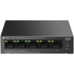 TP-Link LS105LP 5-Port 10/100 Mbps Desktop Switch with 4-Port PoE