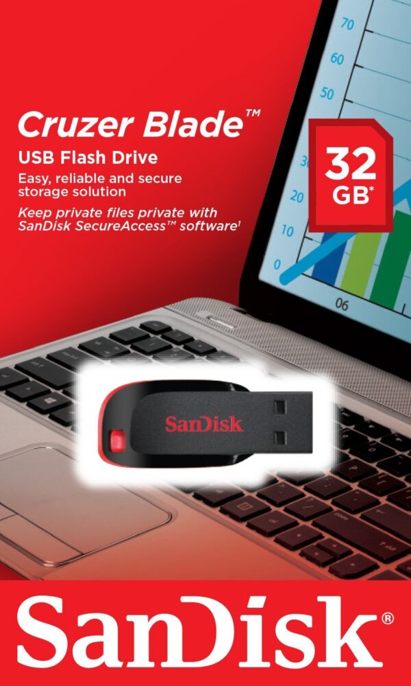 SanDisk USB Stick 32GB Cruzer Blade USB 2.0 SanDisk USB Stick 32GB Cruzer Blade USB 2.0