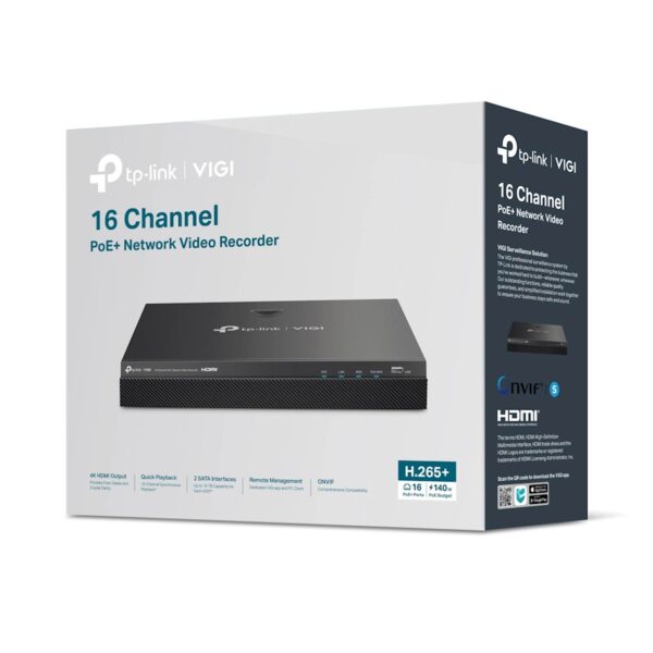 VIGI TP-Link NVR2016H-16MP 16 Channel PoE+ NVR