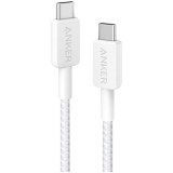 Anker 322 USB-C to USB-C Cable 90 cm Braided White Anker 322 USB-C to USB-C Cable 90 cm Braided White