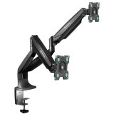 ONKRON Dual Monitor Desk Mount Stand for 13 to 32-Inch LCD LED Monitors up to 9 kg