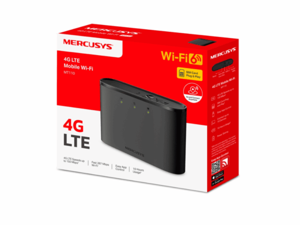 Mercusys MT110 4G LTE Mobile Wi-Fi Router