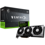 MSI Ventus GeForce RTX 5070 Ti 16GB GDDR7 PCI Express 5.0 Graphics Card RTX 5070 TI 16G VENTUS 3X OC